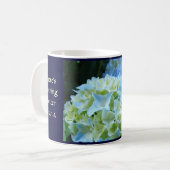 Nichts bessere gute Schale Kaffee mit der Kaffeetasse (Vorderseite Links)
