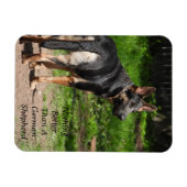 Nichts Besseres als ein deutscher Schäferhund Magnet (Horizontal)