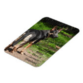 Nichts Besseres als ein deutscher Schäferhund Magnet (Linke Seite)