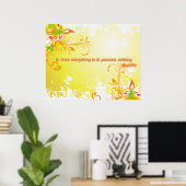 Nichts Buddha Poster (Heimbüro)