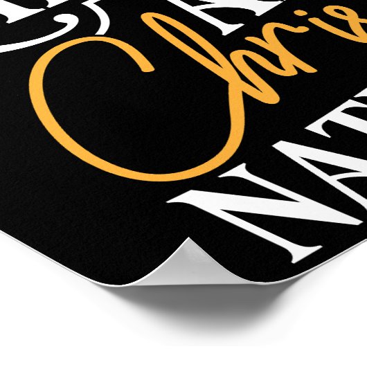 NICHTS CHRISTLICH DARÜBER POSTER (Ecke)