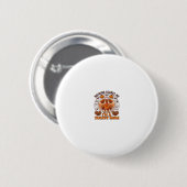 Nichts erschreckt mich Truthahn Mama Halloween Kra Button (Vorne & Hinten)