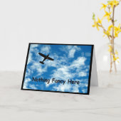 Nichts Extravagant hier nur eine Flugzeug Mutterta Karte (Gelbe Blume)