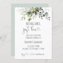 Nichts extravagant nur Hochzeitsempfang für Lieben