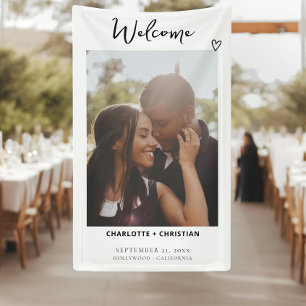Nichts Extravagant nur Liebe Begrüßung Banner