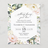 Nichts extravagant nur Liebe Boho Hochzeit Einladu (Vorderseite)