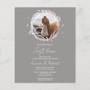Nichts Extravagant nur Liebe Budget Hochzeit Einla