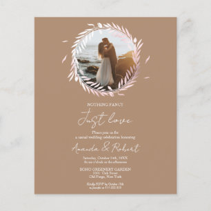 Nichts Extravagant nur Liebe Budget Hochzeit Einla