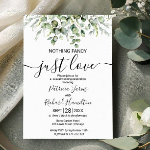 Nichts Extravagant nur Liebe Budget Hochzeit Einla