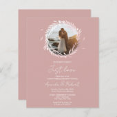 Nichts Extravagant nur Liebe Budget Hochzeit Einla (Vorne/Hinten)