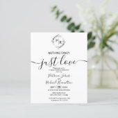 Nichts Extravagant nur Liebe Budget Hochzeit Einla (Stehend Vorderseite)