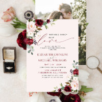 Nichts Extravagant nur Liebe Burgundy Blush Foto