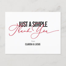 Nichts Extravagant nur Liebe Danke