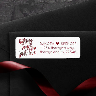 Nichts Extravagant nur Liebe   Dark Crimson Red We
