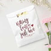 Nichts Extravagant nur Liebe | Dark Crimson Red We Geschenktütchen (Versiegelt)