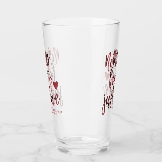 Nichts Extravagant nur Liebe | Dark Crimson Red We Glas (Rechts)