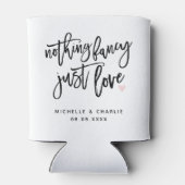 Nichts Extravagant nur Liebe Dosenkühler (Rückseite)