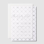 Nichts Extravagant nur Liebe Einfache Engagement P Pergament Einladungen (Versetzt (Einladung))