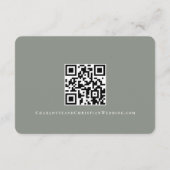 Nichts Extravagant, nur Liebe einfacher QR-Code Begleitkarte (Rückseite)