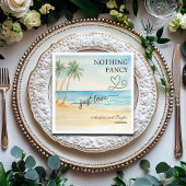 Nichts Extravagant nur Liebe Elegante Hochzeit Serviette