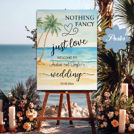 Nichts Extravagant nur Liebe Elegante Hochzeit Wil Poster