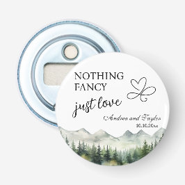 Nichts Extravagant nur Liebe Elegante Hochzeitsgun Flaschenöffner