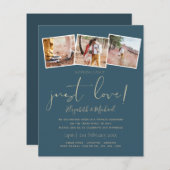 Nichts Extravagant, nur Liebe Elopement Ankündigun (Vorne/Hinten)