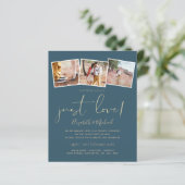 Nichts Extravagant, nur Liebe Elopement Ankündigun (Stehend Vorderseite)