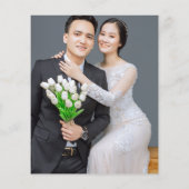 Nichts Extravagant, nur Liebe Elopement Ankündigun (Rückseite)