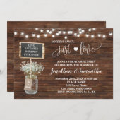 Nichts Extravagant nur Liebe Elopement Western lad Save The Date (Vorne/Hinten)