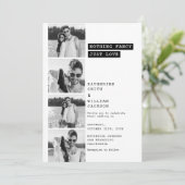 Nichts Extravagant nur Liebe Foto Booth Fun Weddin Einladung (Stehend Vorderseite)