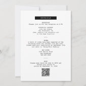 Nichts Extravagant nur Liebe Foto Booth Fun Weddin Einladung (Rückseite)