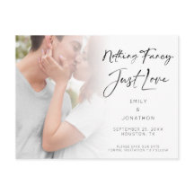 Nichts Extravagant nur Liebe Foto Save the Date