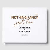 Nichts Extravagant nur Liebe Gästebuch (Vorderseite)