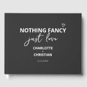 Nichts Extravagant nur Liebe Gästebuch (Vorderseite)