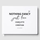 Nichts Extravagant nur Liebe Gästebuch (Vorderseite)