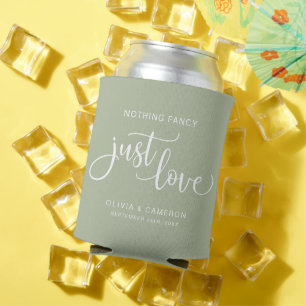 Nichts Extravagant nur Liebe Gastgeschenk Hochzeit Dosenkühler
