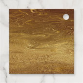 Nichts Extravagant nur Liebe | Gold Heart Micro We Geschenkanhänger (Rückseite)