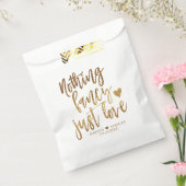 Nichts Extravagant nur Liebe | Gold Heart Micro We Geschenktütchen (Versiegelt)