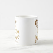 Nichts Extravagant nur Liebe | Gold Heart Micro We Kaffeetasse (Mittel)