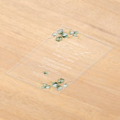 Nichts Extravagant nur Liebe Greenerity Wedding Acryleinladungen (Ablage )