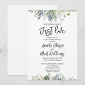 Nichts Extravagant nur Liebe Greenerity Wedding Einladung (Vorne/Hinten)