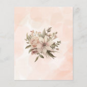 Nichts Extravagant nur Liebe Hochzeit Einladung Fl Flyer (Hinten)