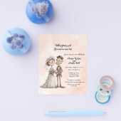 Nichts Extravagant nur Liebe Hochzeit Einladung Fl Flyer (Einzeln)