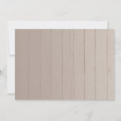 Nichts Extravagant nur Liebe Hochzeit geometrisch  Einladung (Rückseite)