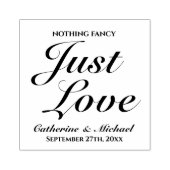 Nichts Extravagant nur Liebe Hochzeit Gummistempel (Prägung)