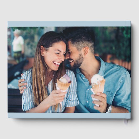 Nichts Extravagant nur Liebe Hochzeitsangebot mit  Gästebuch (Rückseite)