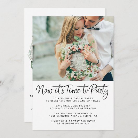 Nichts Extravagant nur Liebe | Hochzeitsempfang (Vorne/Hinten)