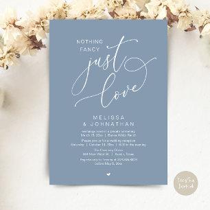 Nichts Extravagant, nur Liebe, Hochzeitsempfang Einladung