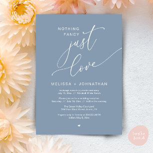 Nichts Extravagant, nur Liebe, Hochzeitsempfang Pa Einladung